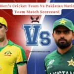 Australian Men’s Cricket Team Vs Pakistan National Cricket Team Match Scorecard