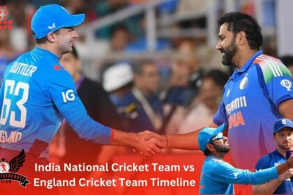 India National Cricket Team vs England Cricket Team Timeline