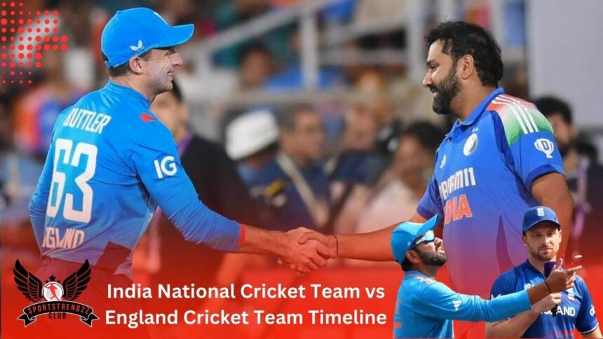India National Cricket Team vs England Cricket Team Timeline