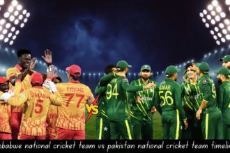 zimbabwe national cricket team vs pakistan national cricket team timeline