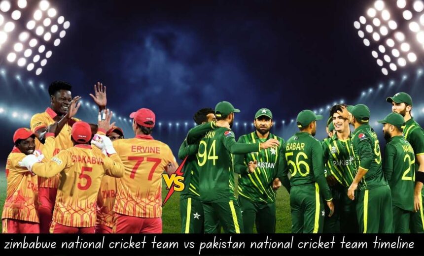 zimbabwe national cricket team vs pakistan national cricket team timeline