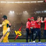 Australian Men’s Cricket Team Vs England Cricket Team Match Scorecard