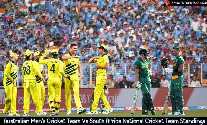 Australian Men’s Cricket Team Vs South Africa National Cricket Team Standings