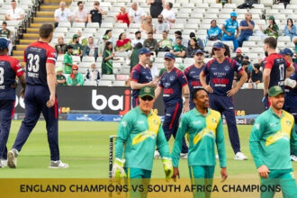 England Champions Vs South Africa Champions Match Scorecard