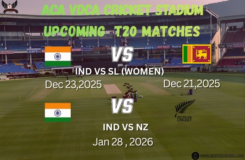 Upcoming matches schedule in ACA-VDCA Stadium