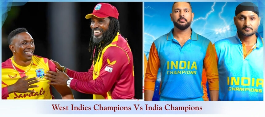 West Indies Champions vs India Champions match scorecard