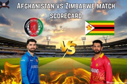 Afghanistan vs Zimbabwe match scorecard