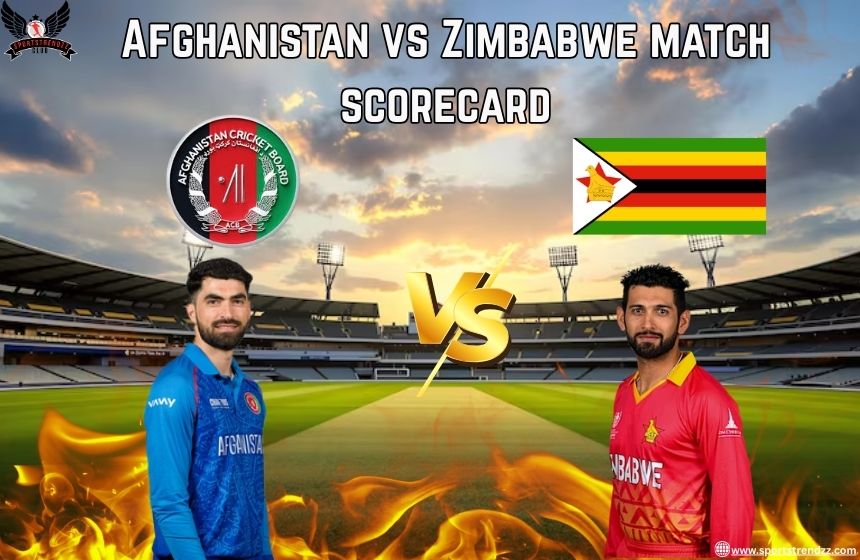 Afghanistan vs Zimbabwe match scorecard