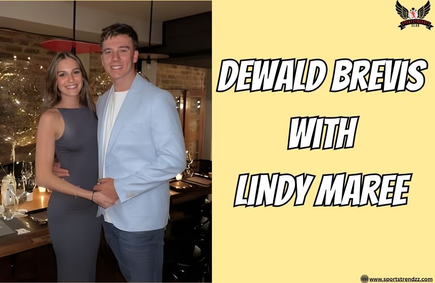 Dewald Brevis with girlfriend