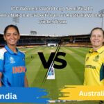 ICC IND vs AUS women cricket
