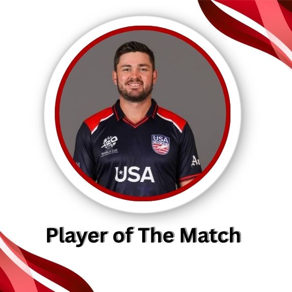 Player of The Match Andries Gous