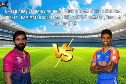 united arab emirates cricket team vs india cricket team match scorecard