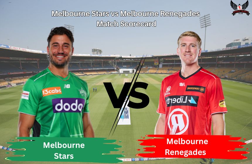 melbourne stars vs melbourne renegades match scorecard