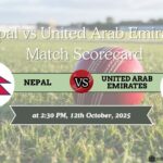 Nepal vs United Arab Emirates Match Scorecard