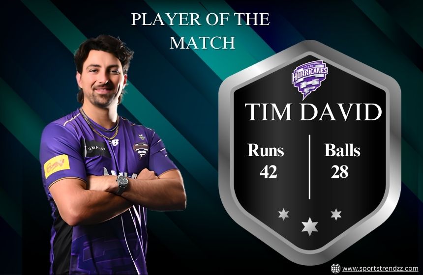 Player Of The  Match Tim David