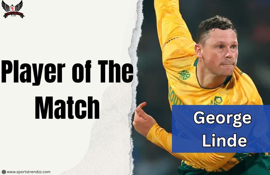Player of The Match George Linde
