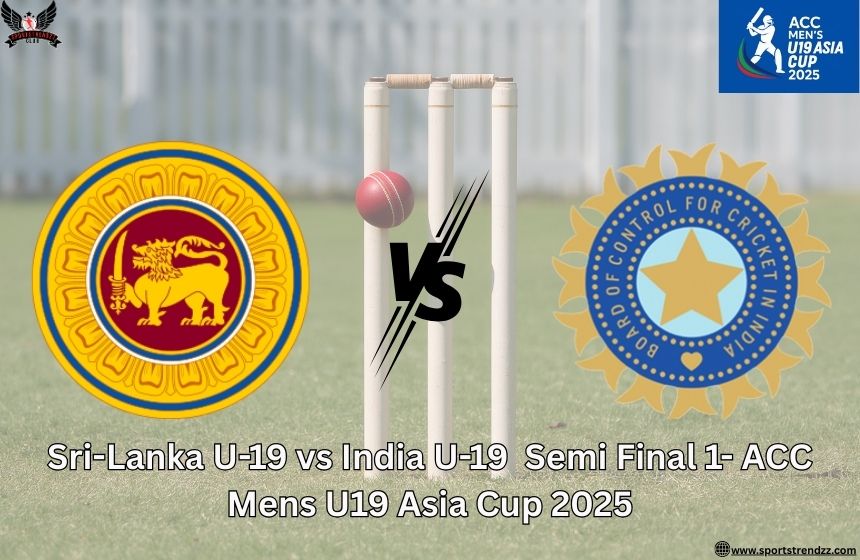 Sri-Lanka U-19 vs India U-19 Semi Final 1- ACC Mens U19 Asia Cup 2025