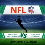 Tampa Bay Buccaneers vs Carolina Panthers Match Player Stats and Highlights – January 3, 2026