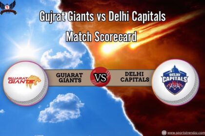 Gujrat Giants vs Delhi Capitals Match Scorecard