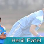Henil Patel Young cricketer that represent India U-19