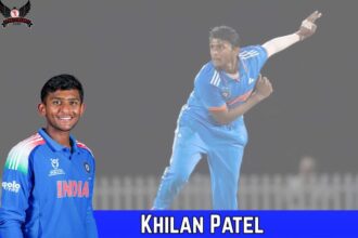 Khilan Patel is a young Cricketer who represent thr India U-19