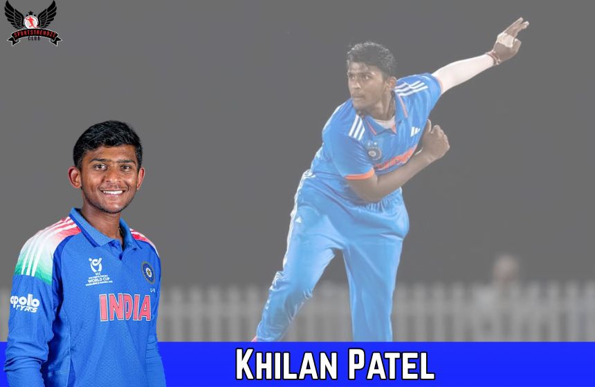 Khilan Patel is a young Cricketer who represent thr India U-19