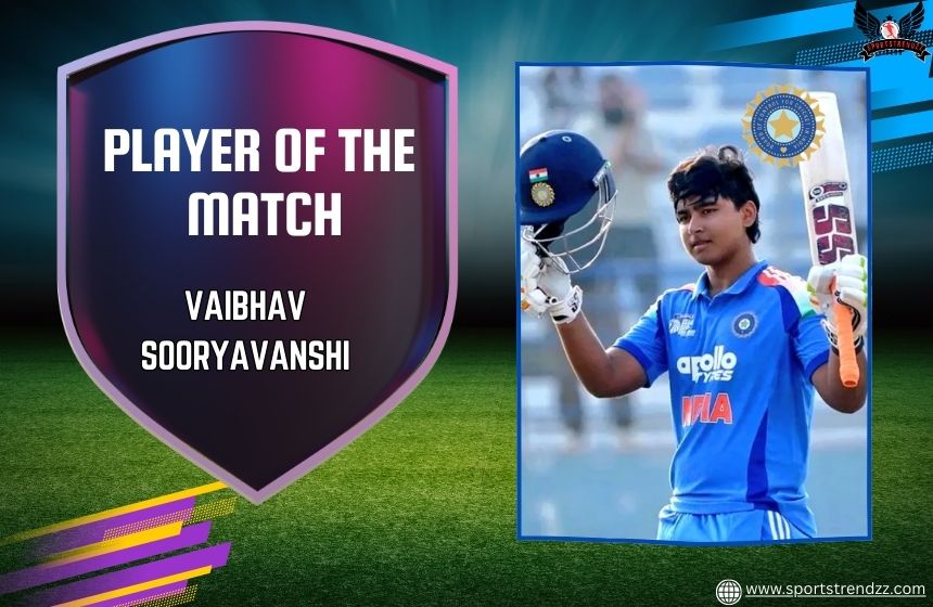 Vaibhav Sooryavanshi Player of the Match and Player of the Series