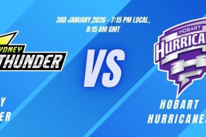 Sydney Thunder vs Hobart Hurricanes match scorecard