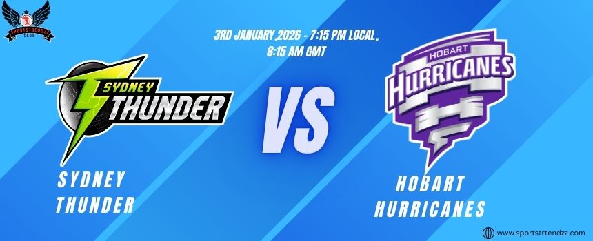 Sydney Thunder vs Hobart Hurricanes match scorecard