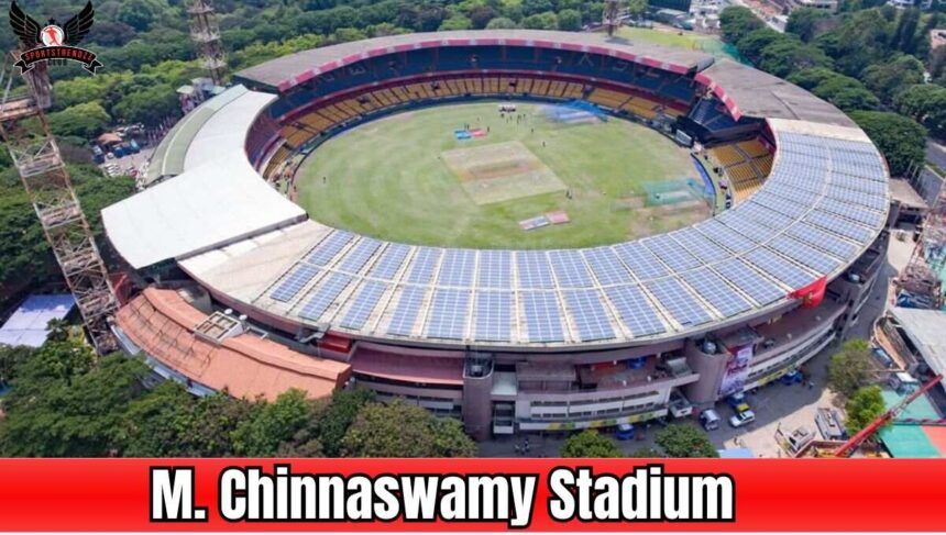 M Chinnaswamy Stadium image from sky view