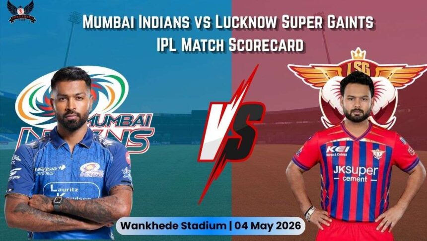 Mumbai Indians vs Lucknow Super Giants