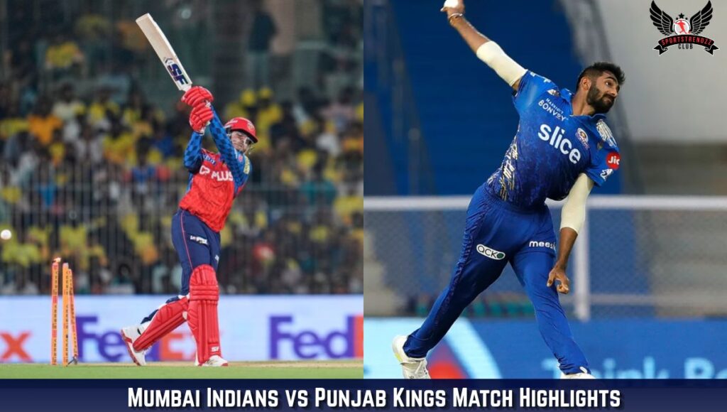 Mumbai Indians vs Punjab Kings Match Highlights