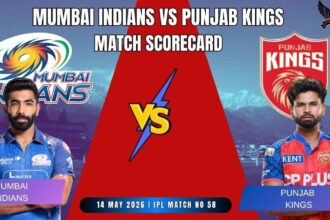Mumbai Indians vs Punjab Kings Match Scorecard
