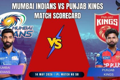 Mumbai Indians vs Punjab Kings Match Scorecard